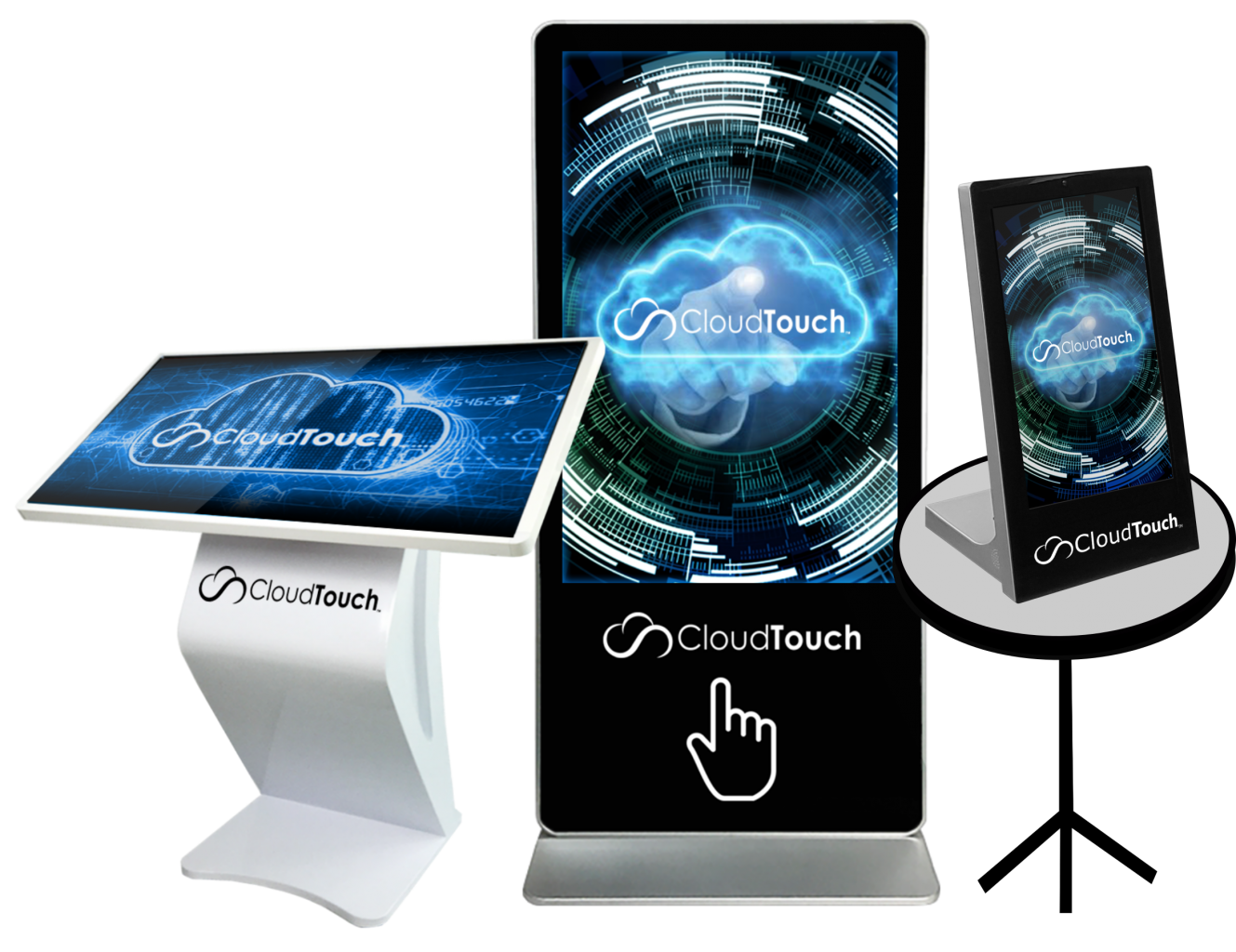 Cloud Touch Screen Kiosk Rentals and Custom Interactive Content Design