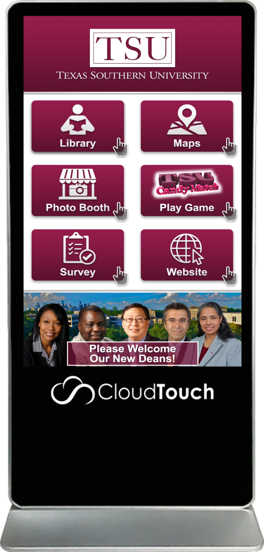 Campus Resort Touch Screen Kiosk - Cloud Touch