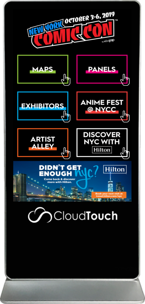 Event Touch Screen Kiosk Rental - Cloud Touch