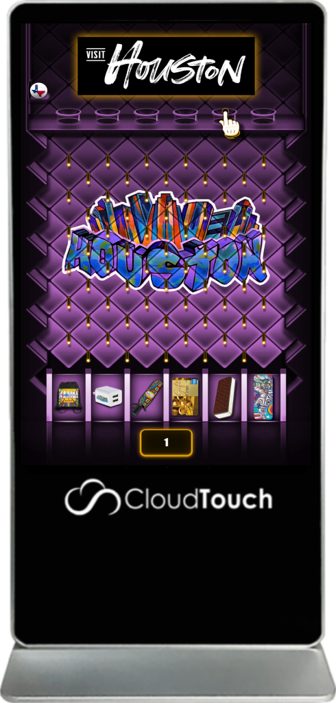 Plinko Custom Game Touch Screen Kiosk Rental - Cloud Touch