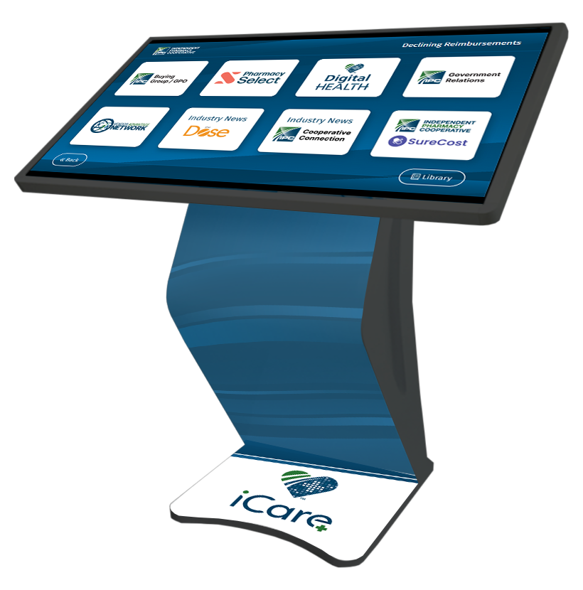 Horizontal Touchscreen Kiosk Rental