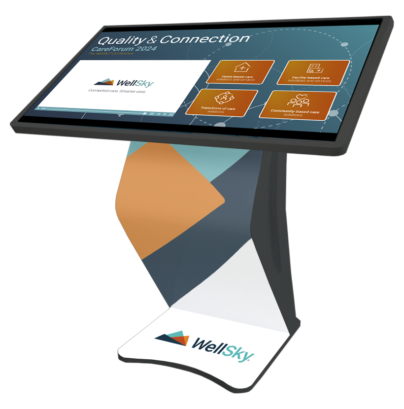 Horizontal Touchscreen Kiosk Rental