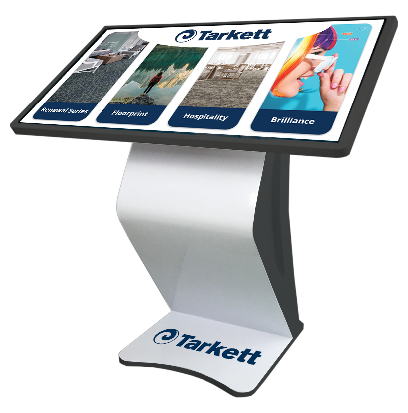 Horizontal Touchscreen Kiosk Rental Plus Content Design