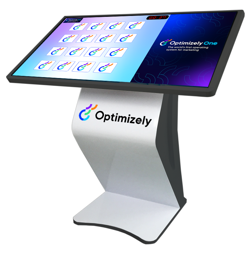 Horizontal Touchscreen Kiosk Rental Plus Tile Matching Game