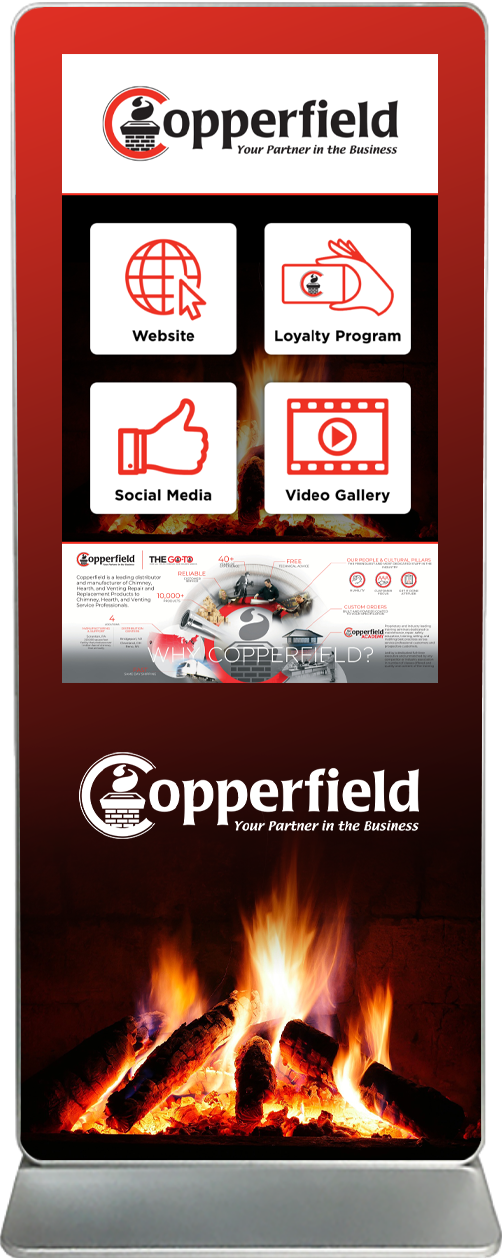 Exhibitor Touch Screen Kiosk Rental Copperfield