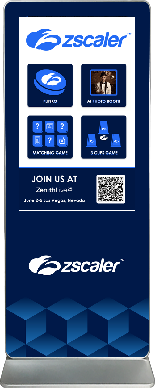 Exhibitor Touch Screen Kiosk Rental Custom Game Development