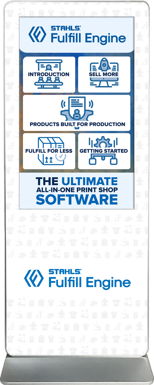 Exhibitor Touch Screen Kiosk Rental Stahls