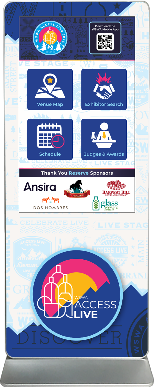 touch screen kiosk rental content design sample wswa25
